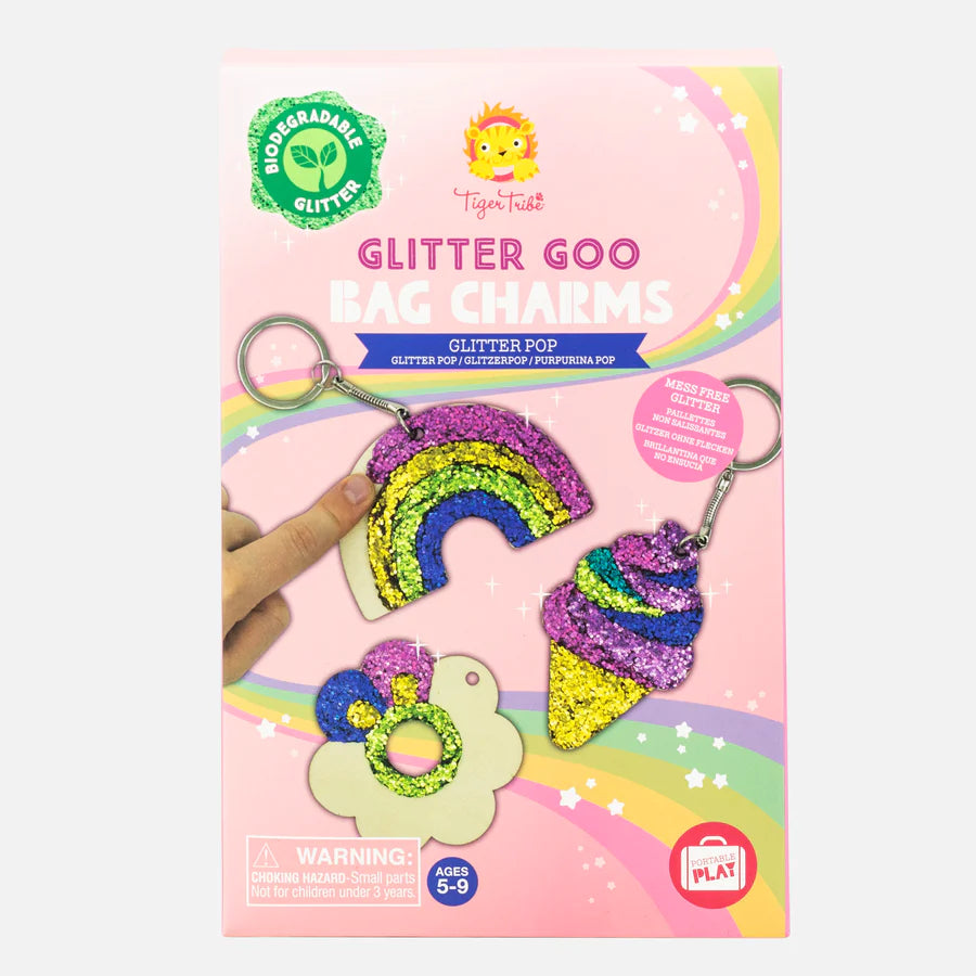 Glitter Goo Bag Charms- Glitter Pop