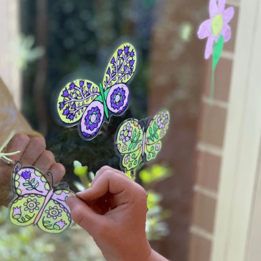 Movable Window Art- Butterflies