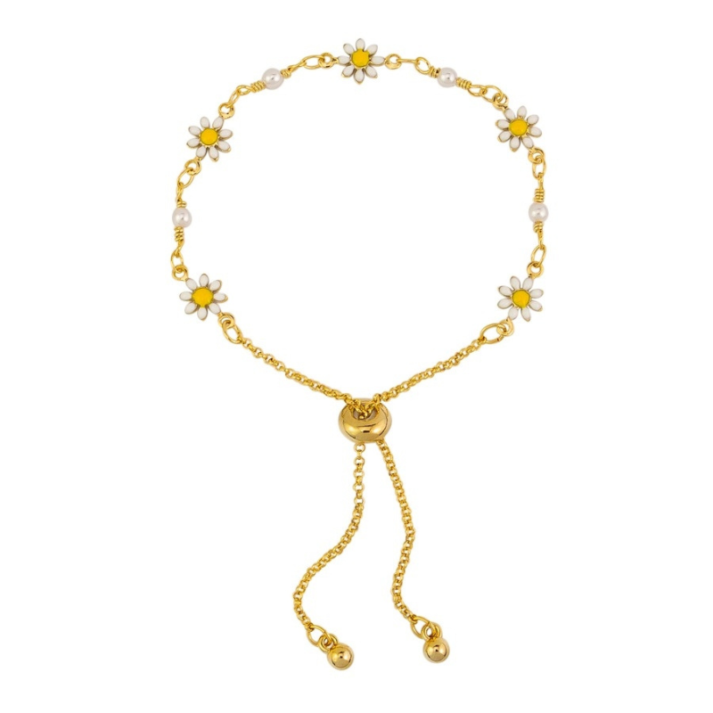 Gold Daisy Chain Bracelet