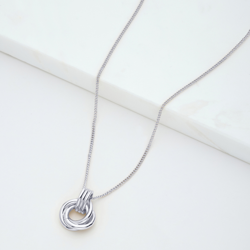 Poppy Necklace Silver