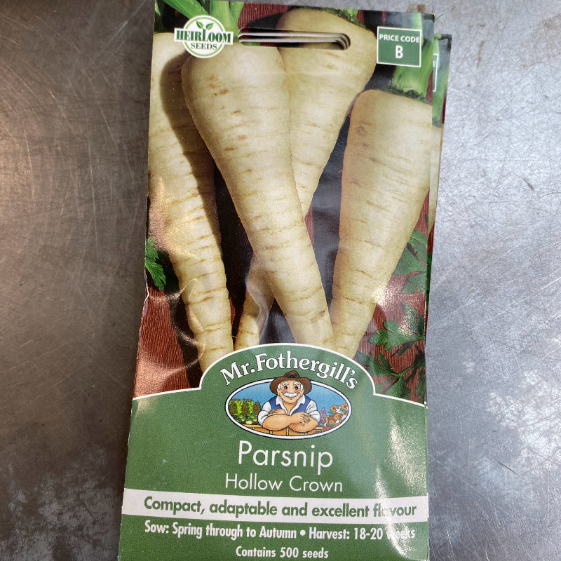 Parsnip Hollow Crown Seeds Mr Fothergill’s