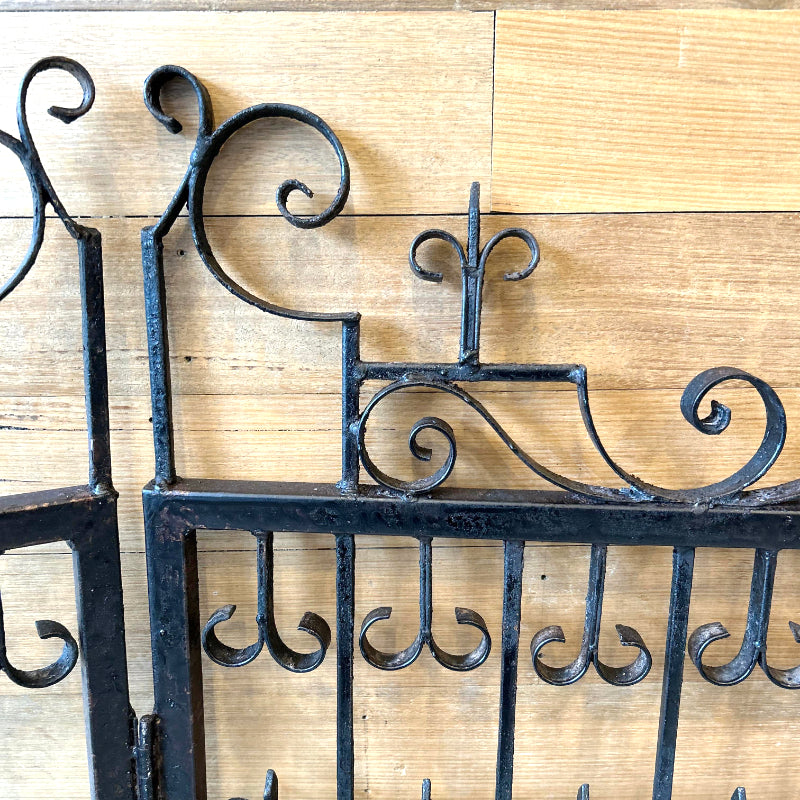 Four Panel Hand Forged Vintage Gate