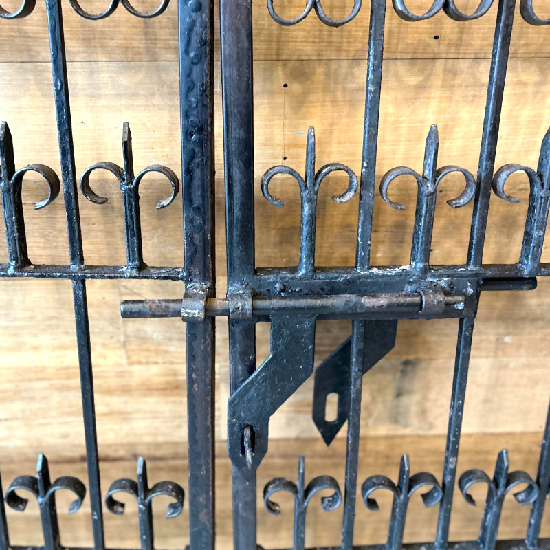 Four Panel Hand Forged Vintage Gate