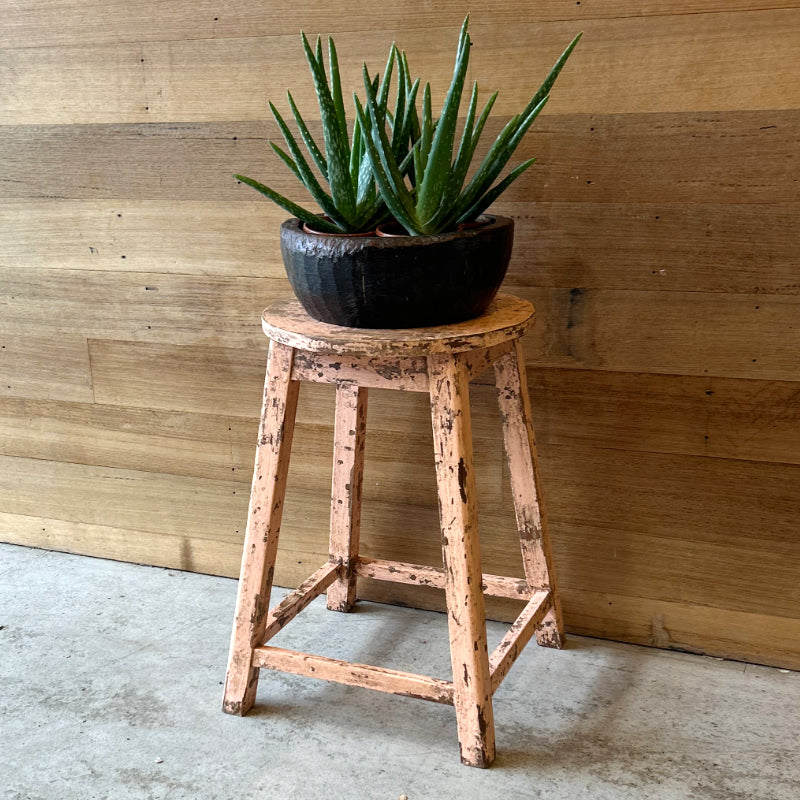 Pink Vintage Stool