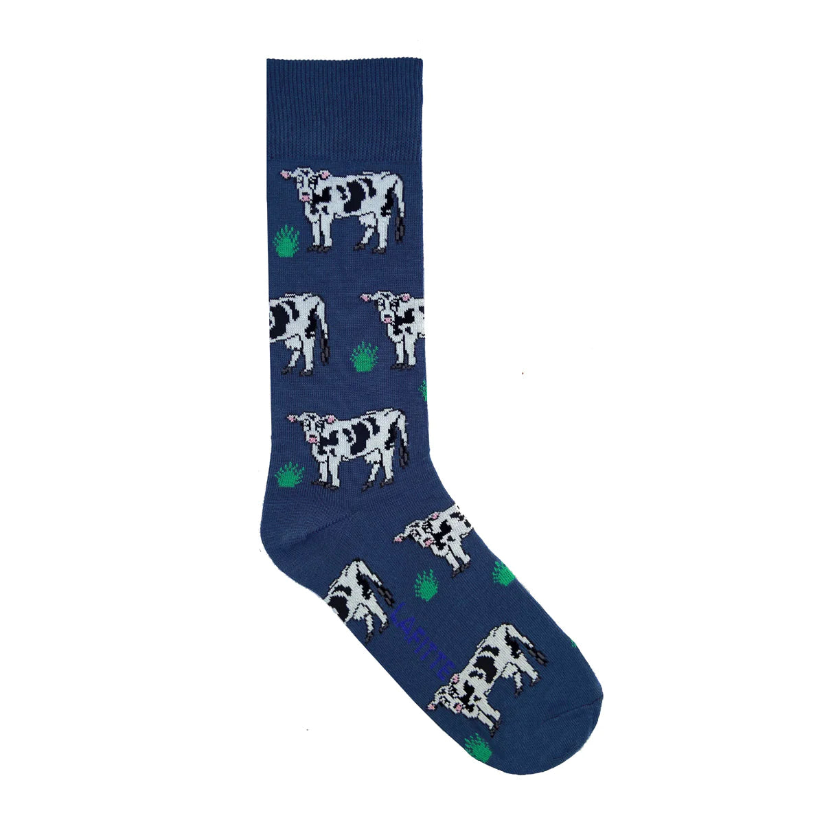 Airforce Blue Cow Socks