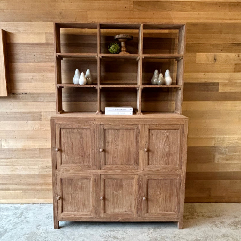 Wooden Sideboard with shelving
