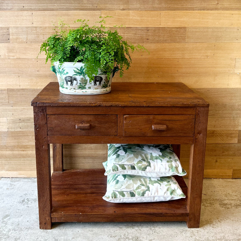 Vintage Two Drawer Console