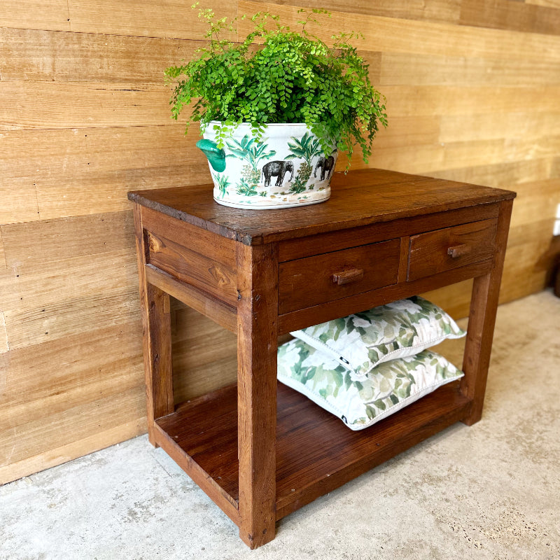 Vintage Two Drawer Console