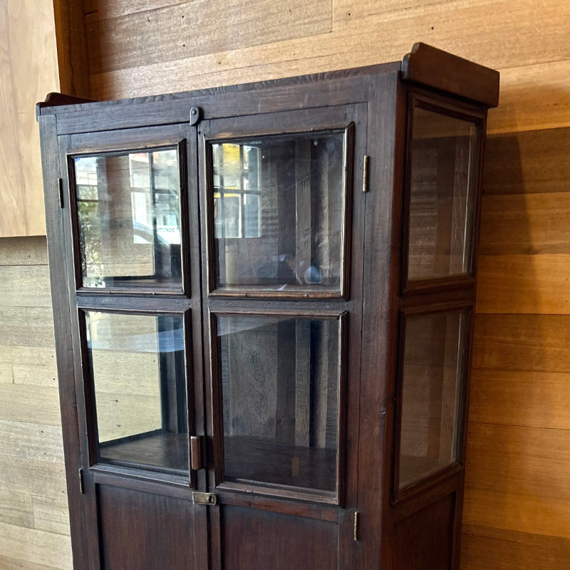 Wooden Cabinet with glass