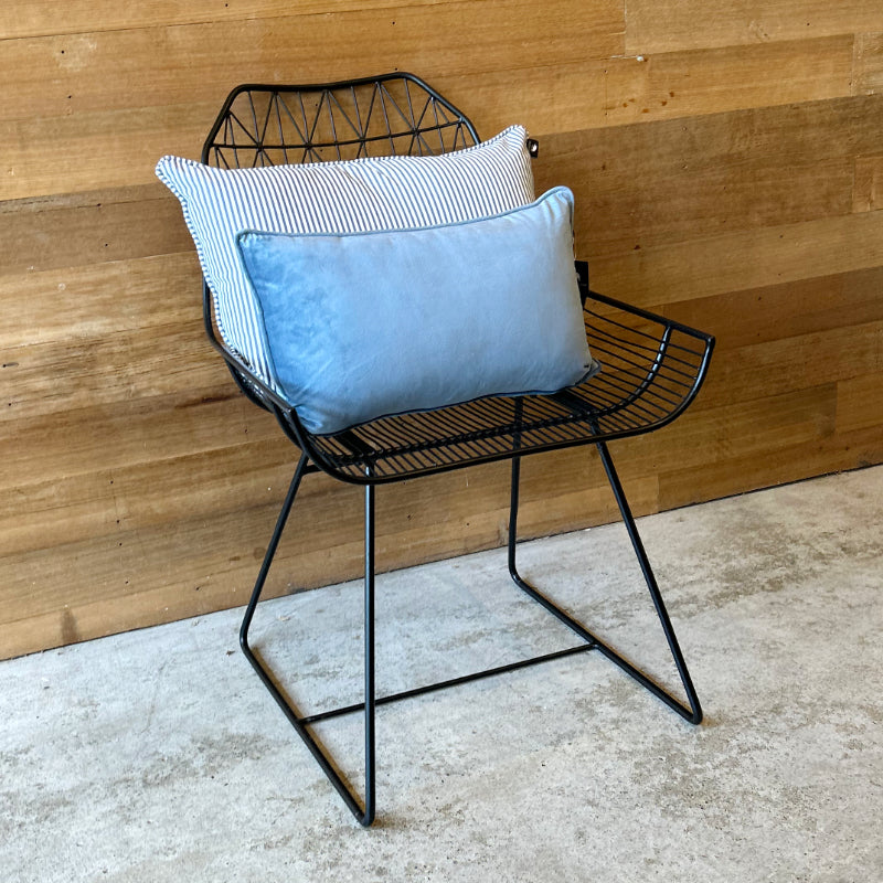 Black Powder Coated Outdoor Chair