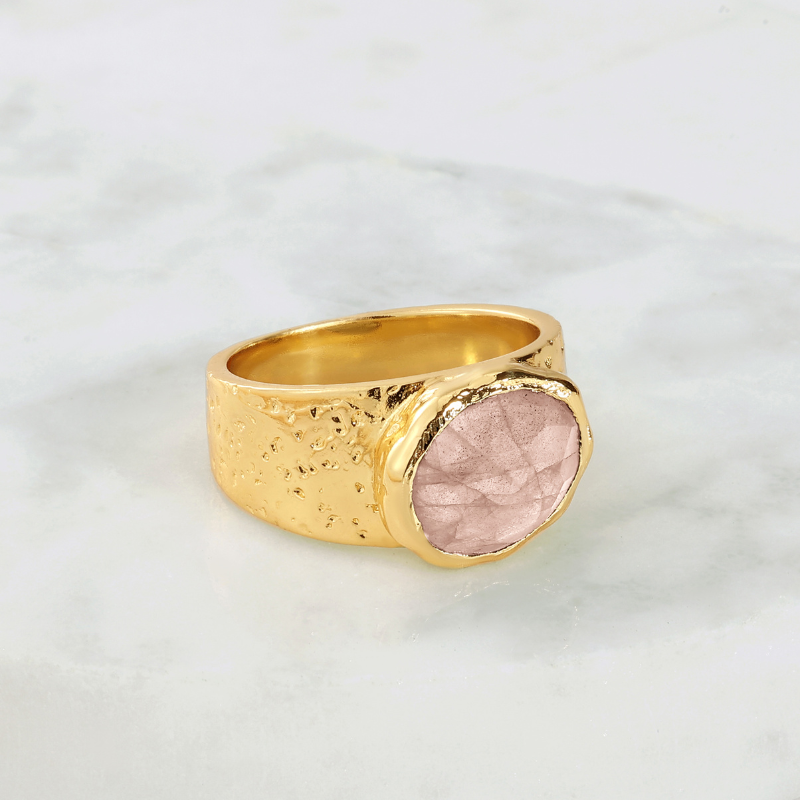 Daniella Ring Rose Quartz