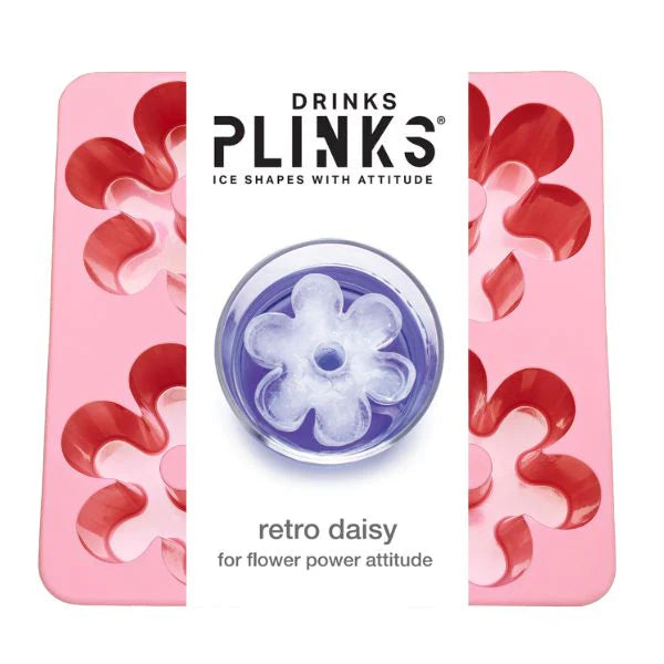 Retro Daisy Pink Silicone Tray
