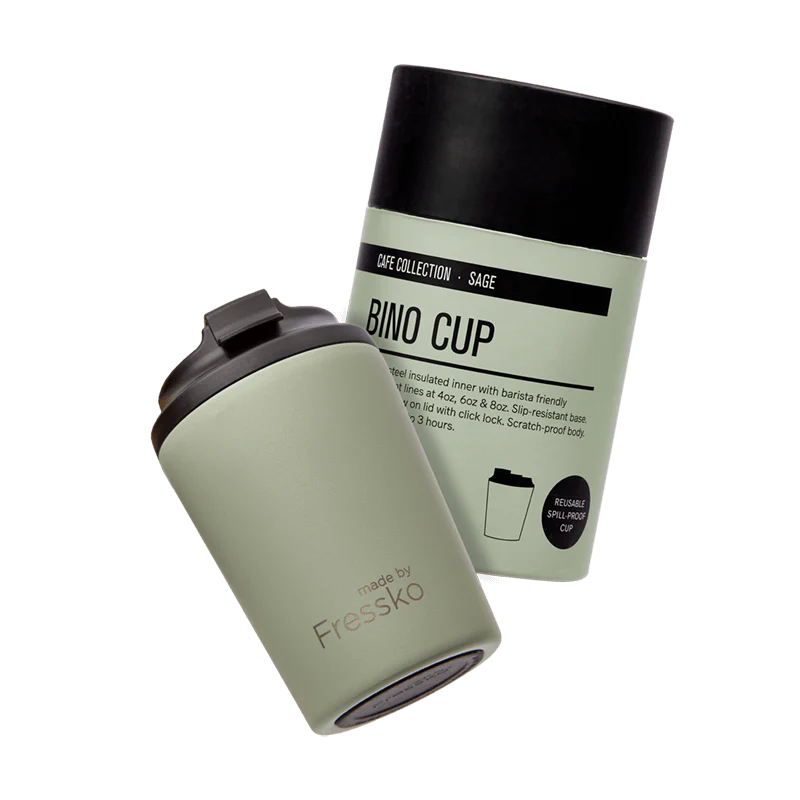 Reusable Coffee Bino Cup 8oz