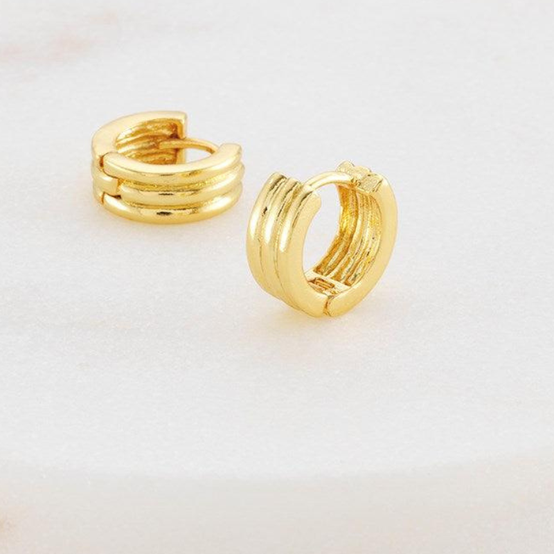 Grace Huggie Gold