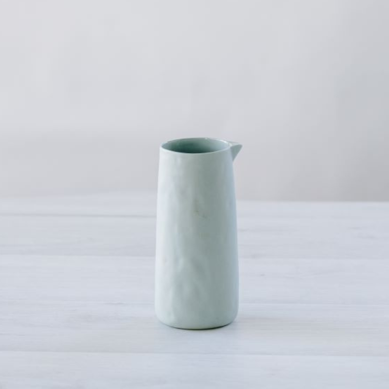Flax Jug no Handle Duck Egg