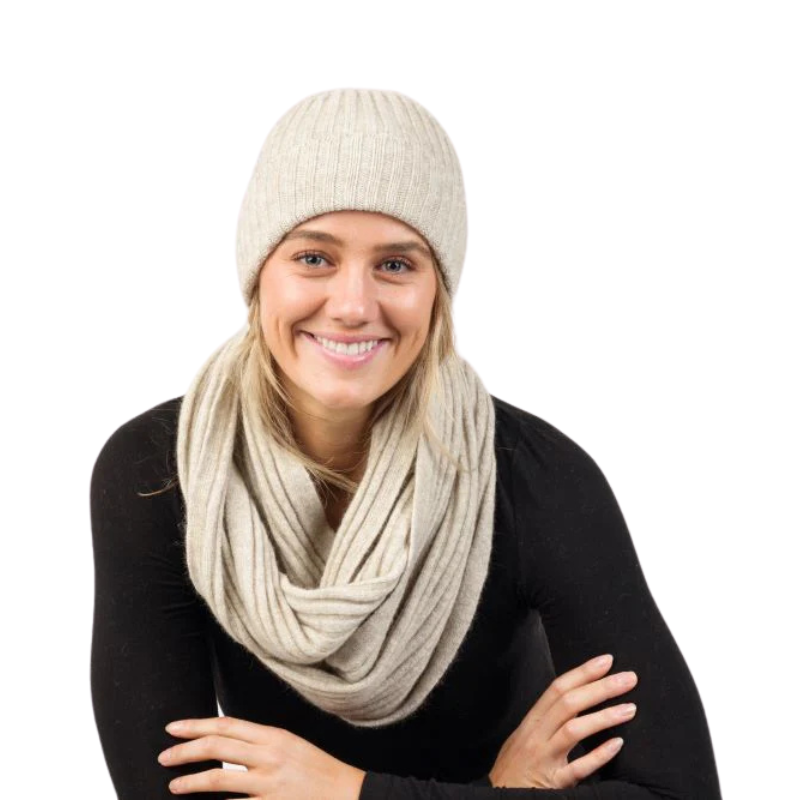Possum Merino Seamless Rib Beanie