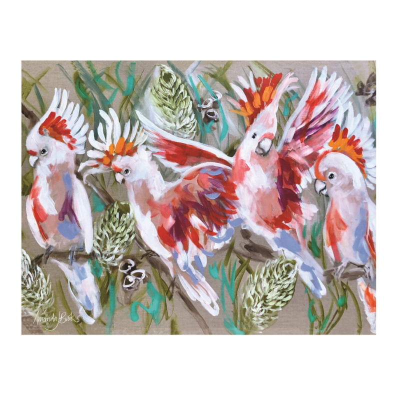 Major Mitchells & Banksia Placemats