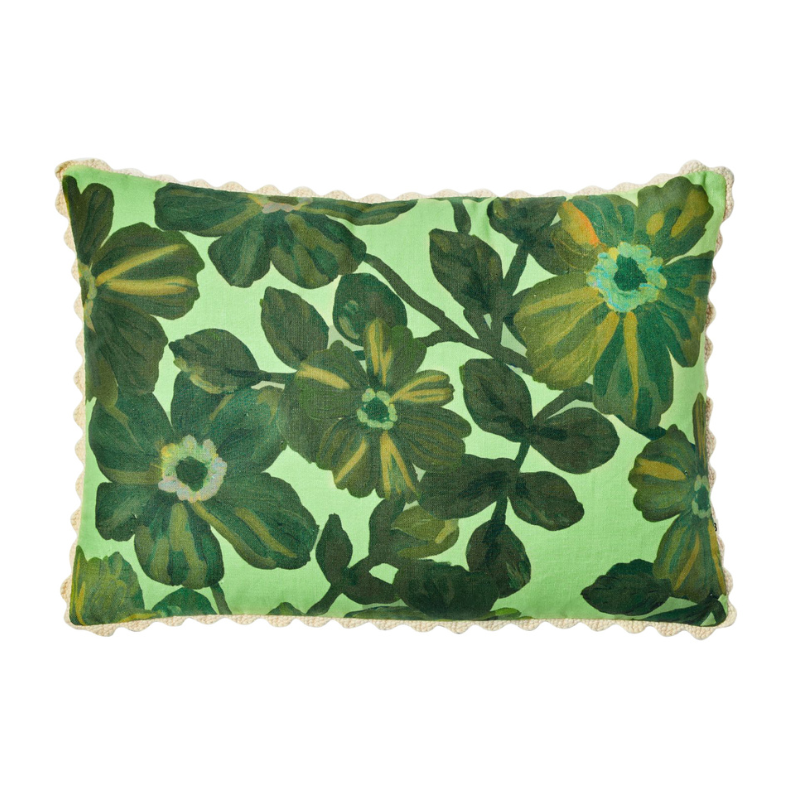 Rosetta Dark Mint 60x40cm Cushion