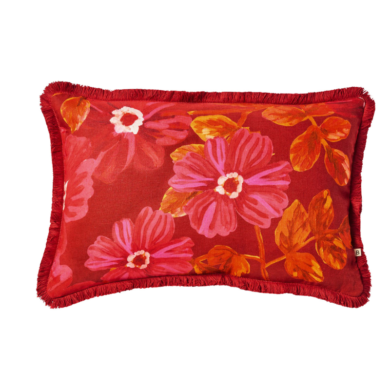 Rosetta Red 60x40cm Cushion