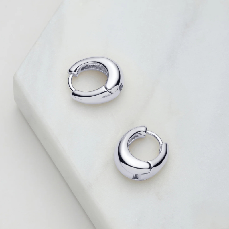 Steph Hoop Silver Medium