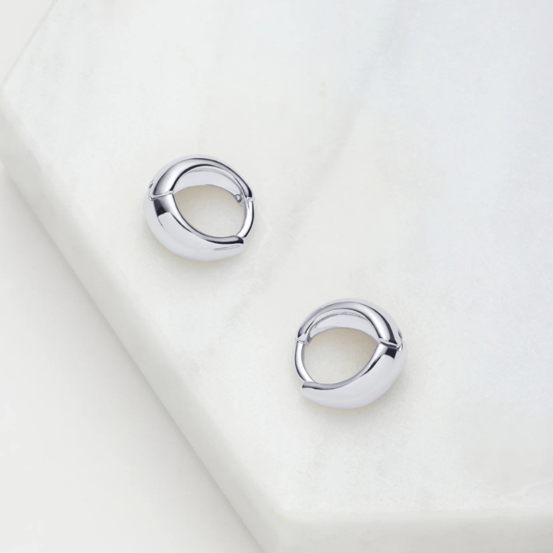 Steph Hoop Silver Small