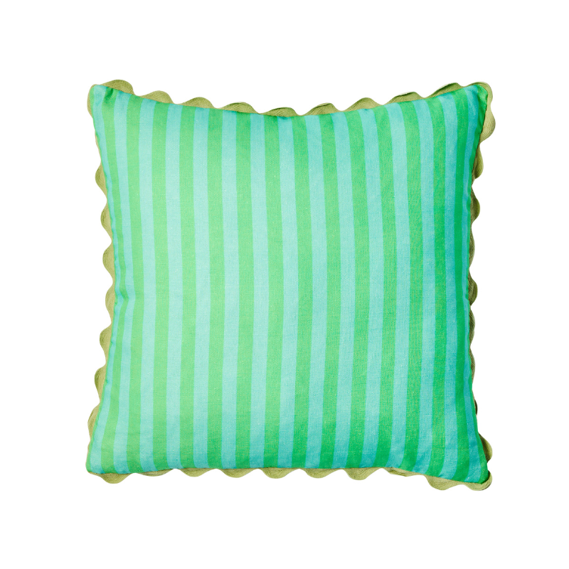Thin Stripe Jade Cushion 60cm