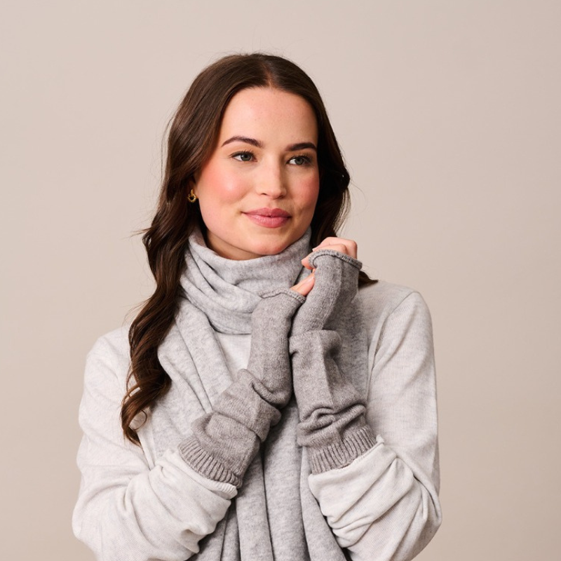Long Fingerless Mittens