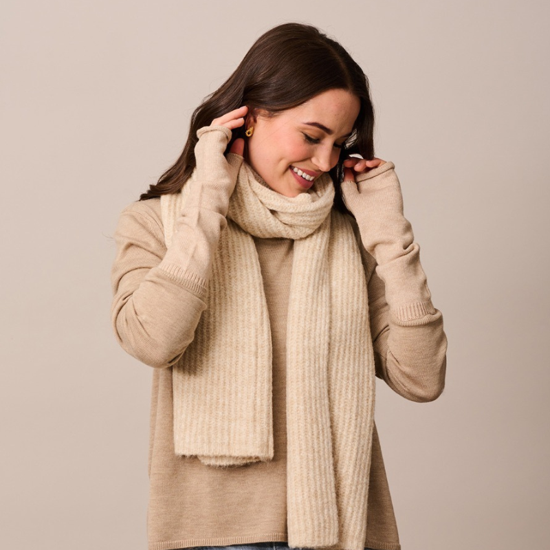 Long Fingerless Mittens