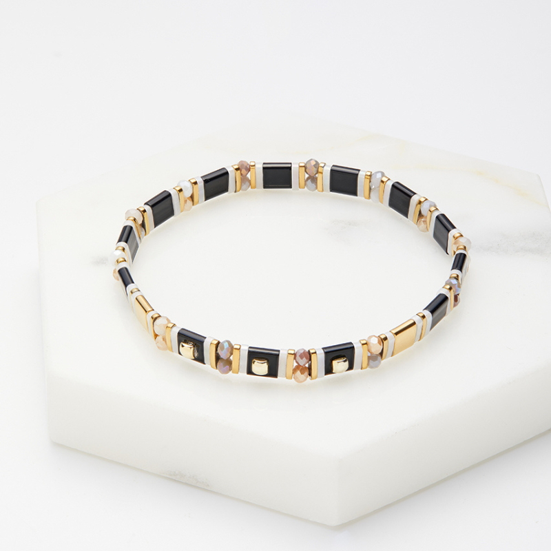 Tile Bracelet Black