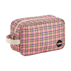 Travel Bag Pink Houndstooth