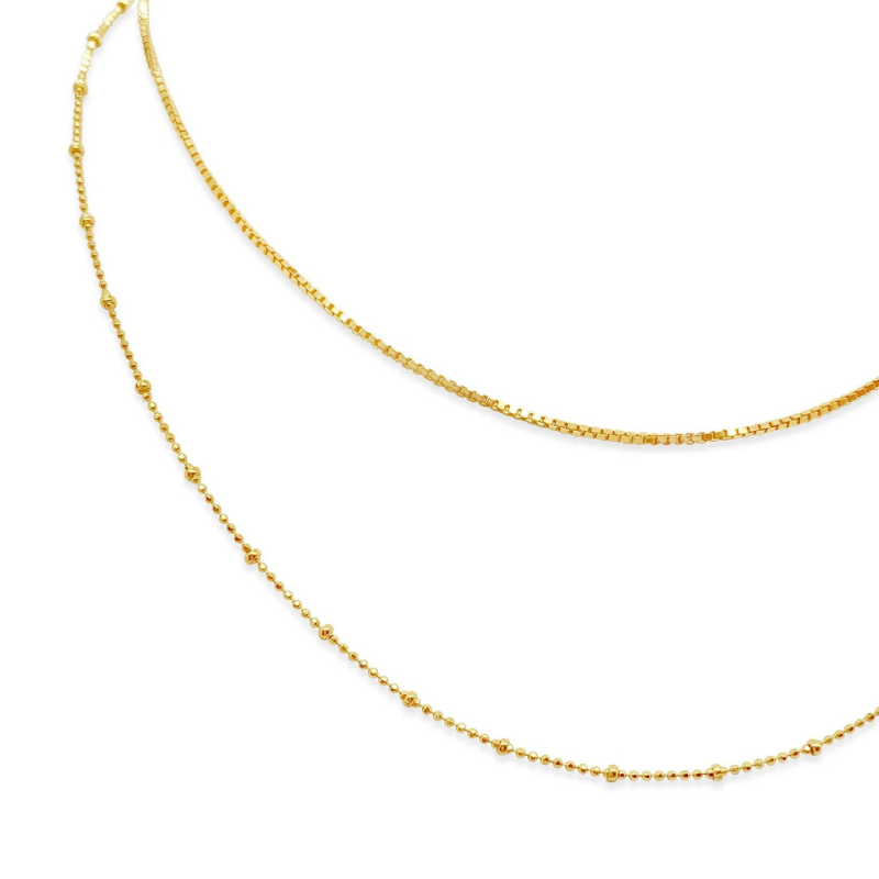 Layers Necklace Gold