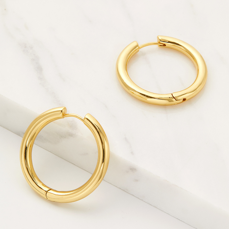 Kendall Hoop Large Gold