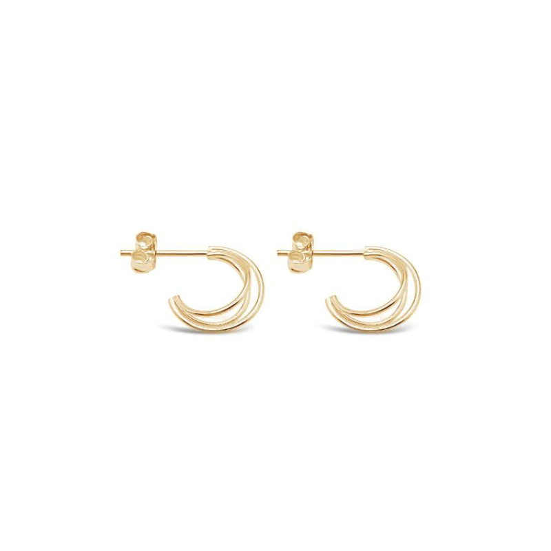 Micro Hoops Gold