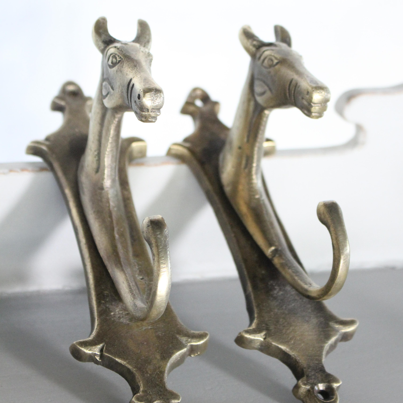 Brass Horse Hook