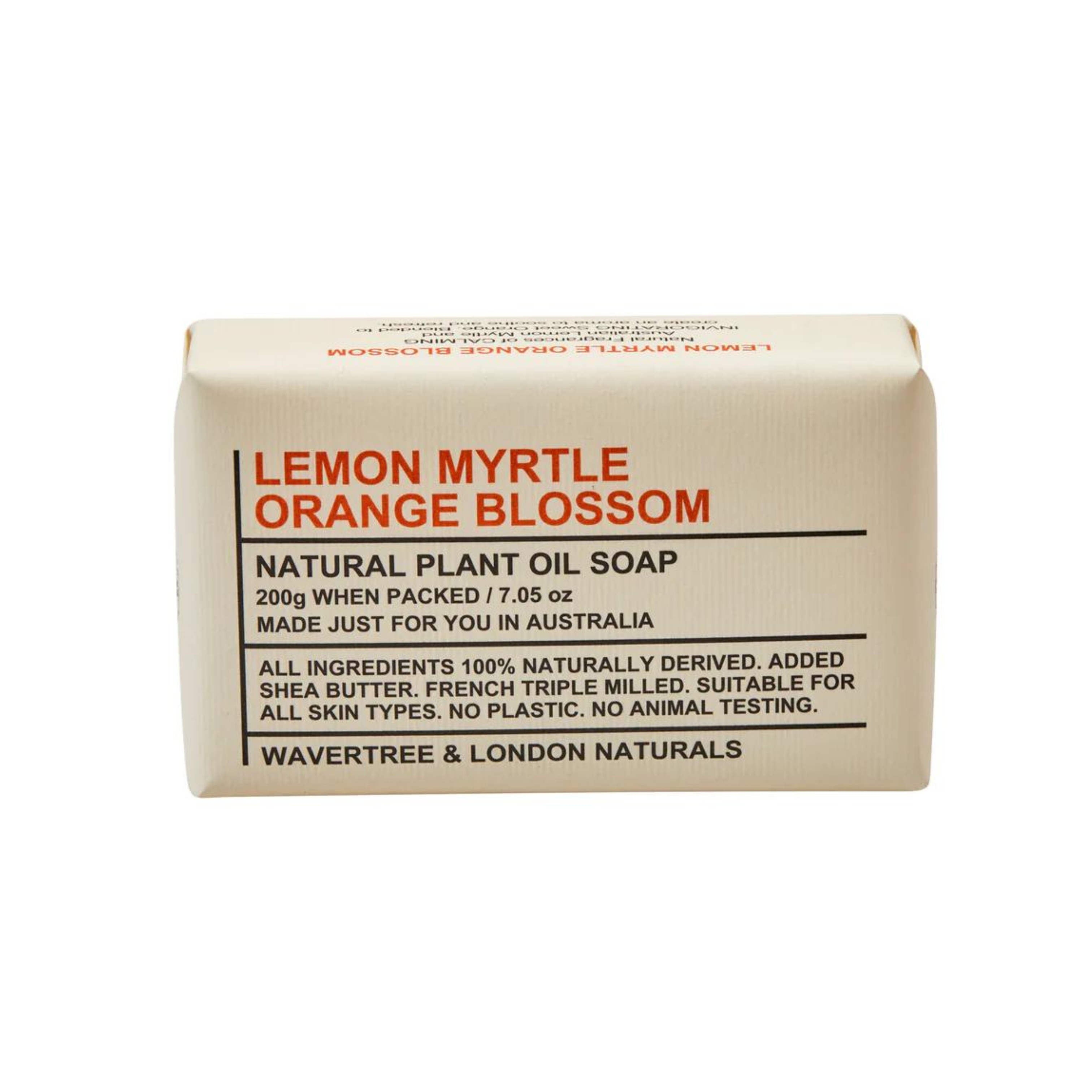 Lemon Myrtle & Orange Blossom Soap