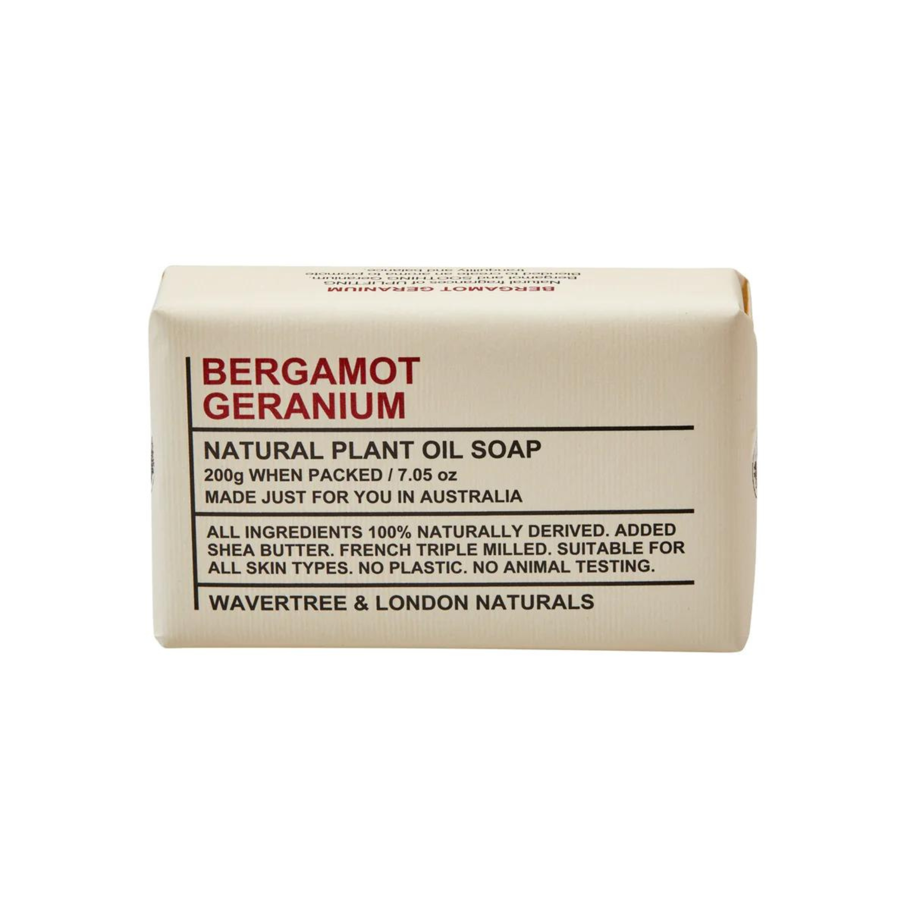 Bergamot & Geranium Soap