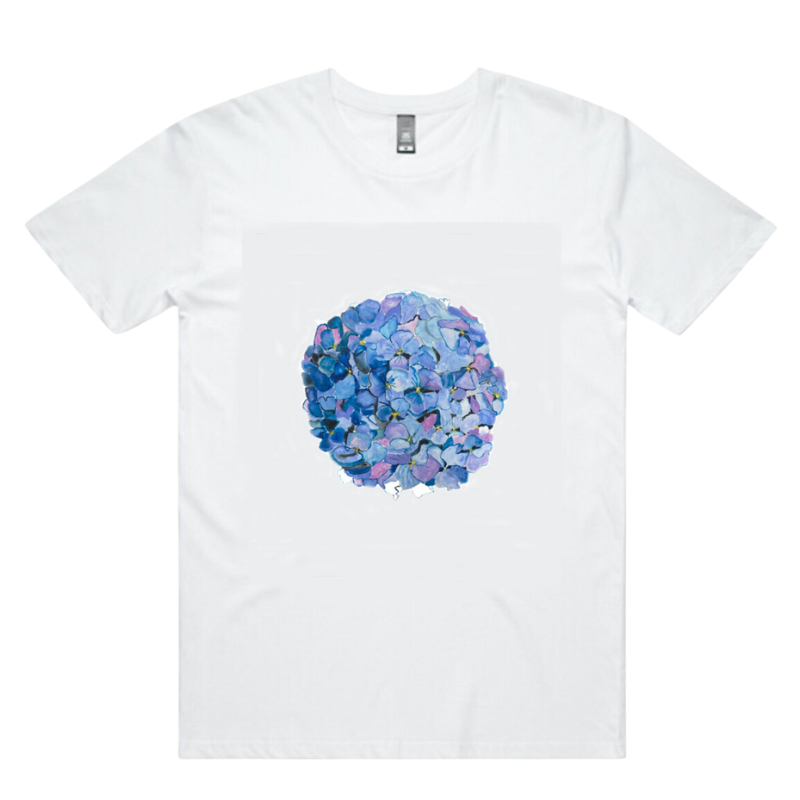 Blue Valentine Hydrangea T-shirt