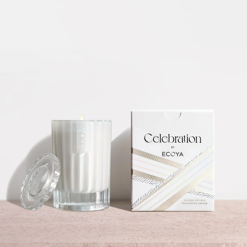White Musk and Warm Vanilla Mini Celebration Candle