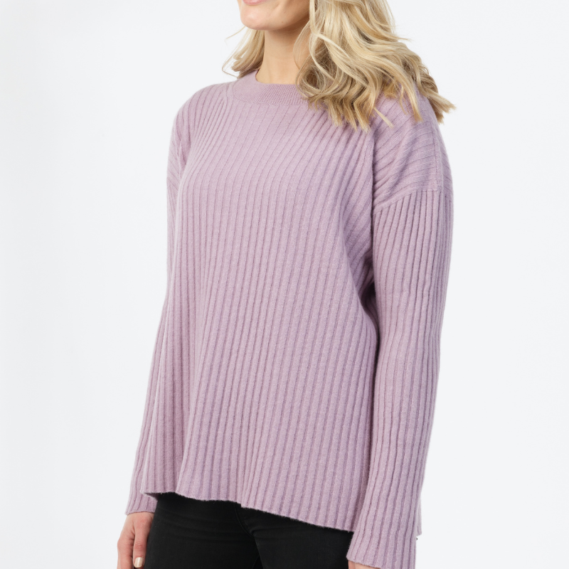 Possum Merino Ribbed Relaxed Sweater