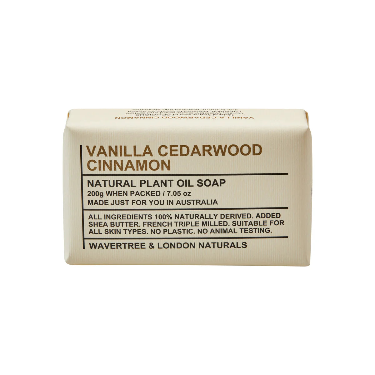 Vanilla Cedarwood & Cinnamon Soap