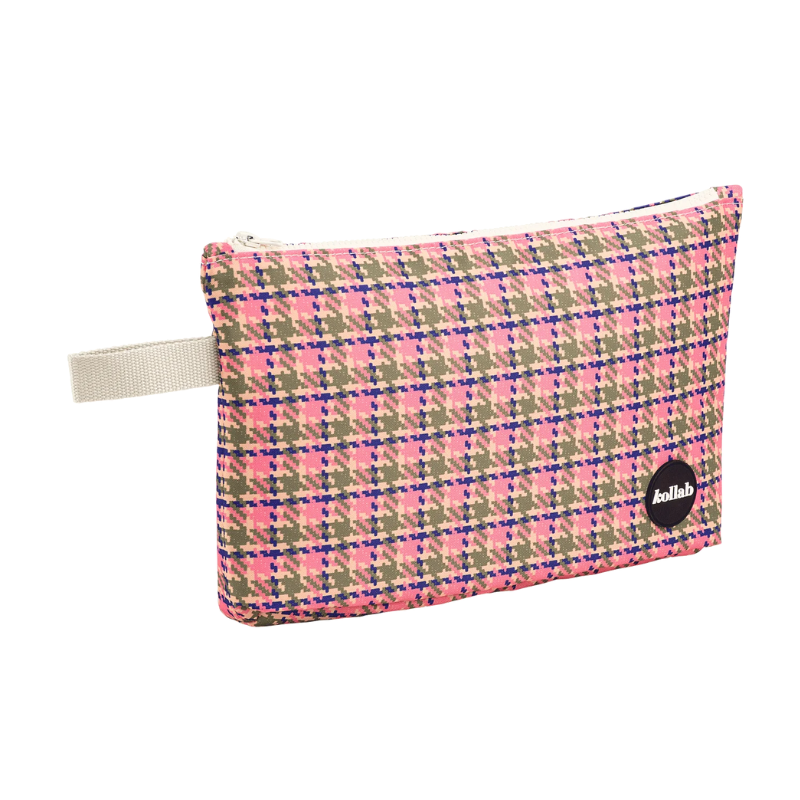Wet Bag Pink Houndstooth