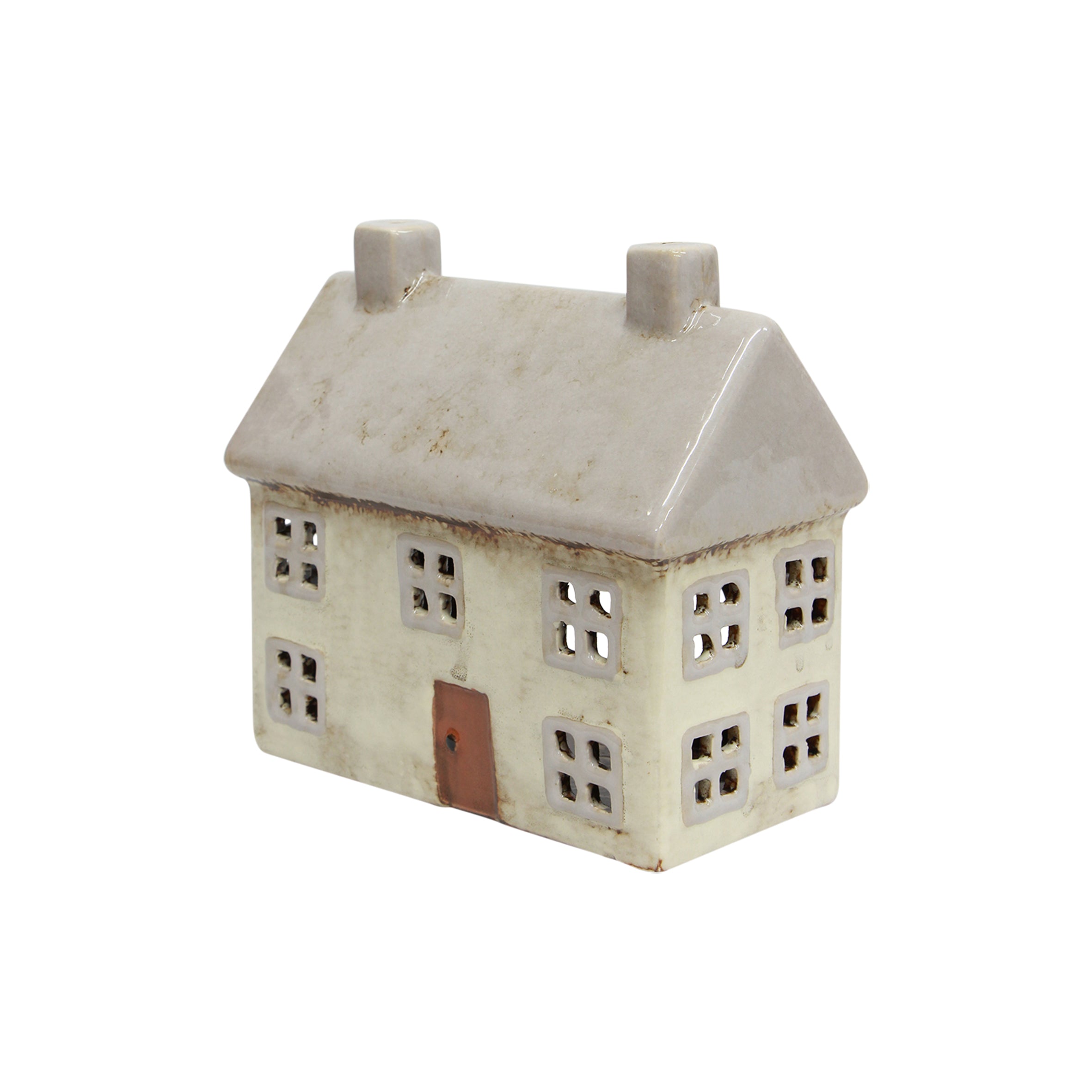 Alsace Cottage Tea Light Light Grey