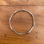Bamboo Sterling Silver Bangle