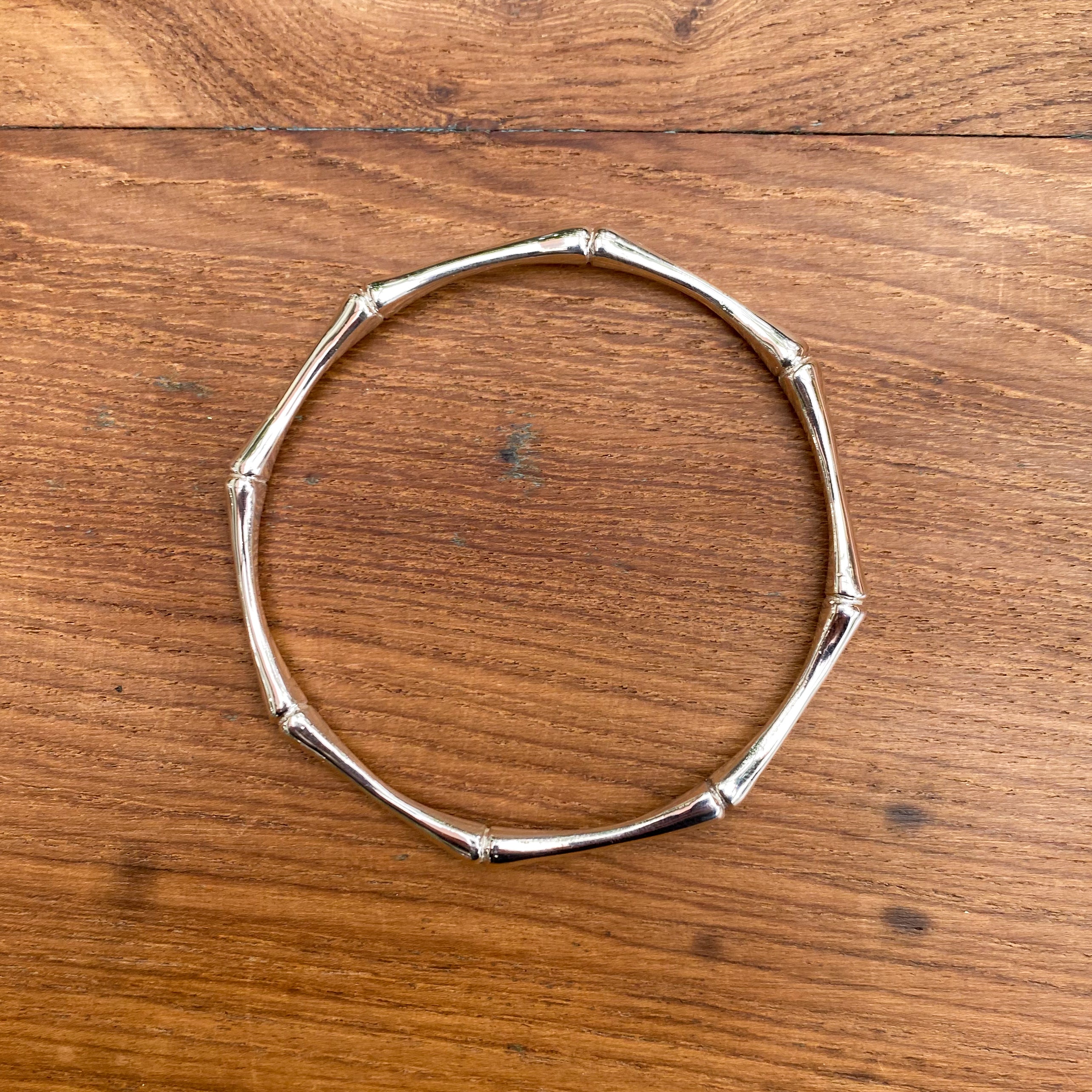 Bamboo Sterling Silver Bangle