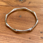 Bamboo Sterling Silver Bangle