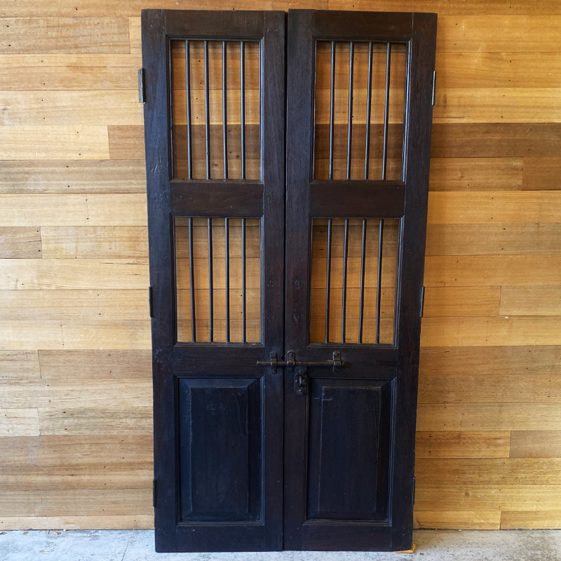 Dark Wood Vintage Doors