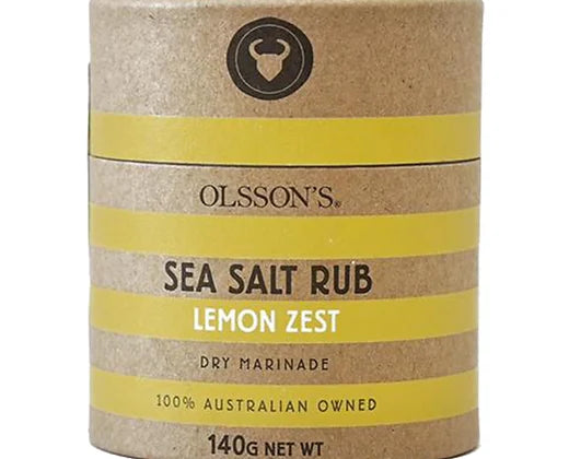 Sea Salt Rub Lemon Zest