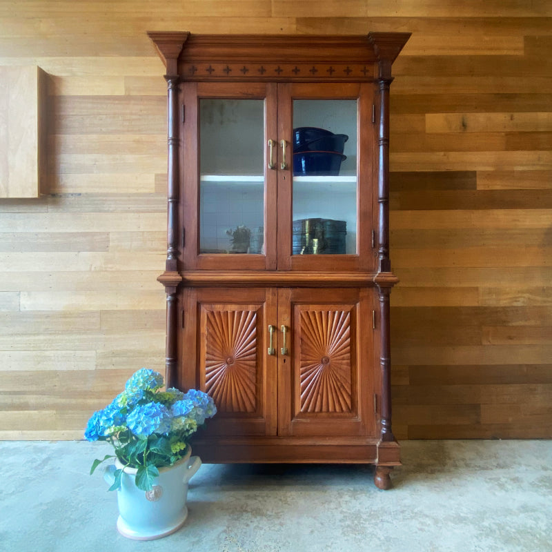 Vintage Natural Wood Cabinet