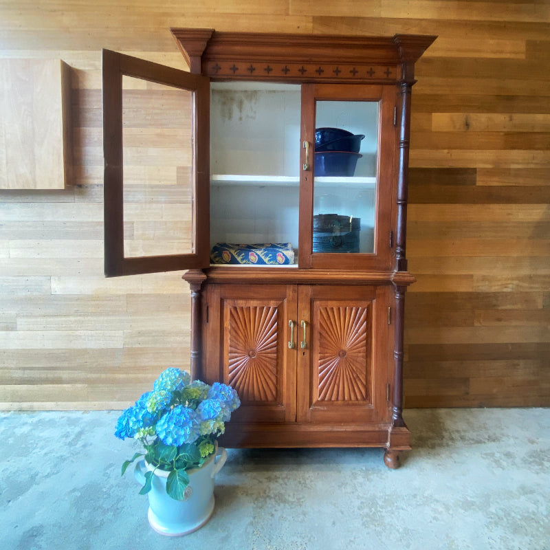 Vintage Natural Wood Cabinet