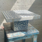 Bone Inlay Cake Stand